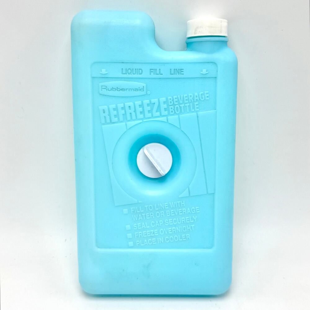 Rubbermaid 8279 Refreeze Screw In Ice Pack Water Bottle for Cooler One Pint
